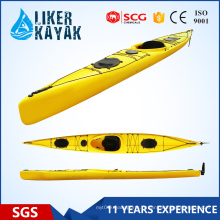 Coque en plastique de siège unique de qualité supérieure Kajak de mer avec 16 ans résistant aux UV